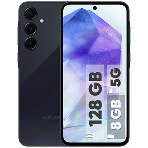 گوشی موبایل سامسونگ مدل Galaxy A55 دو سیم کارت ظرفیت 128 گیگابایت و رم 8 گیگابایت/پلمپ و آکبند
