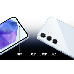 گوشی موبایل سامسونگ مدل Galaxy A55 دو سیم کارت ظرفیت 128 گیگابایت و رم 8 گیگابایت/پلمپ و آکبند