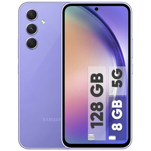گوشی موبایل سامسونگ مدل Galaxy A54 5G دو سیم کارت ظرفیت 128 گیگابایت و رم 8 گیگابایت/پلمپ و آکبند//به همراه شارژر هدیه