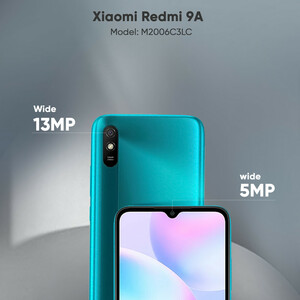گوشی موبایل شیائومی مدل Redmi 9A  دو سیم‌ کارت ظرفیت 64 گیگابایت و رم 4 گیگابایت/پلمپ و آکبند/رنگ آبی