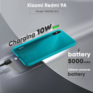 گوشی موبایل شیائومی مدل Redmi 9A  دو سیم‌ کارت ظرفیت 64 گیگابایت و رم 4 گیگابایت/پلمپ و آکبند/رنگ آبی