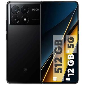 گوشی موبایل شیائومی مدل  Poco X6 Pro 5G دو سیم کارت ظرفیت 512 گیگابایت و رم 12 گیگابایت/رنگ مشکی