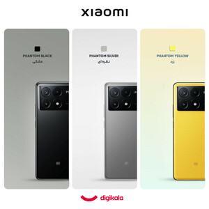 گوشی موبایل شیائومی مدل  Poco X6 Pro 5G دو سیم کارت ظرفیت 512 گیگابایت و رم 12 گیگابایت/رنگ مشکی