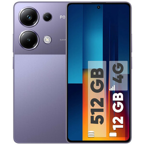 گوشی موبایل شیائومی مدل Poco M6 Pro دو سیم کارت ظرفیت 512 گیگابایت و رم 12 گیگابایت/رنگ مشکی/پلمپ و آکبند