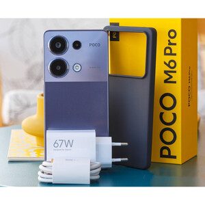 گوشی موبایل شیائومی مدل Poco M6 Pro دو سیم کارت ظرفیت 512 گیگابایت و رم 12 گیگابایت/رنگ مشکی/پلمپ و آکبند