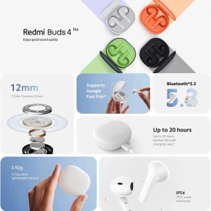 هدفون بلوتوثی شیائومی مدل Redmi Buds 4 Lite