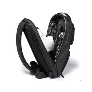 کوله تک بند ضد آب یو اس بی دار بنج  BANGE BG-7258 High-end Men's Crossbody Bag