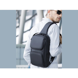 فروش کوله تک بند ضد آب یو اس بی دار بنج  BANGE BG-7258 High-end Men's Crossbody Bag