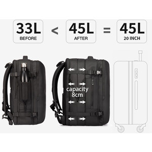 کیفیت کوله لپ تاپ بنج Bange BG-1909D Tas Ransel Laptop Backpack Bag 17.3 Inch