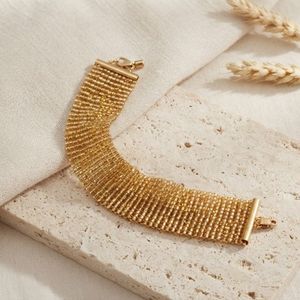 دستبند میوکی مدل طلای ریز