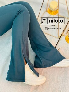 لگ کبریتی کمر گنی بغل چاکدار سبز تیره(01432)