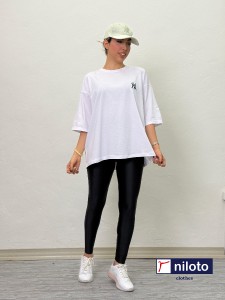 تیشرت لانگ NY کد (2880)