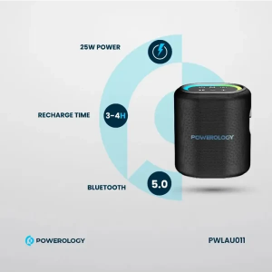 اسپیکربلوتوثی قابل حمل پاورولوژی مدل PWLAU011