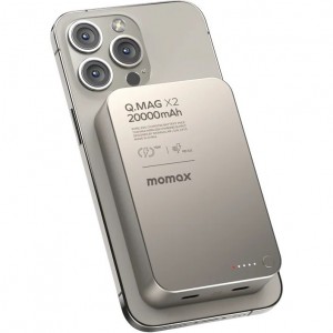 پاوربانک وایرلس شارژ20000 مومکس مدلQ.MAG X2 IP133