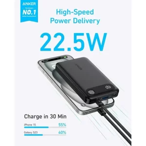 پاوربانک 10000 میلی آمپر انکر 22.5W مدل A1257