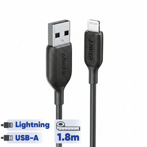 کابل انکر Powerline III – USB to Lightning طول ۱۸۰ سانتی متر – مدل A8813