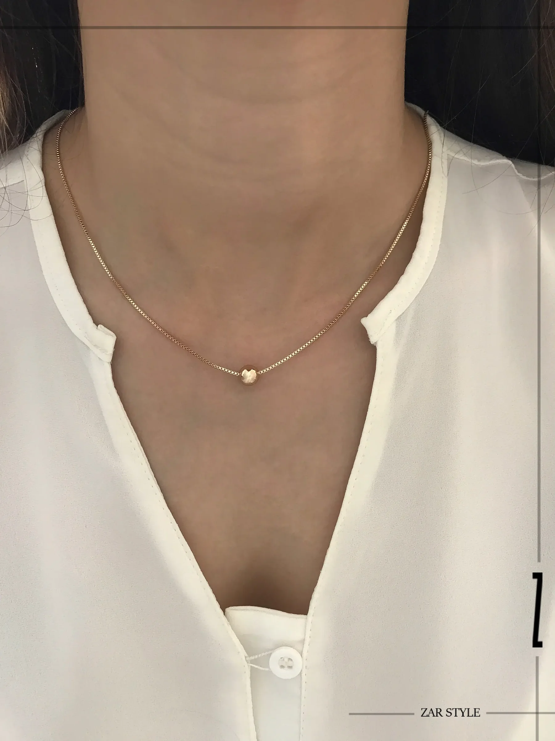 گردنبند زنانه تک گوی