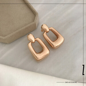 گوشواره ذوزنقه‌ای آینه‌ای