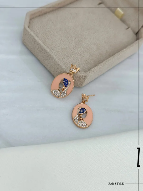گوشواره عروس میناکاری