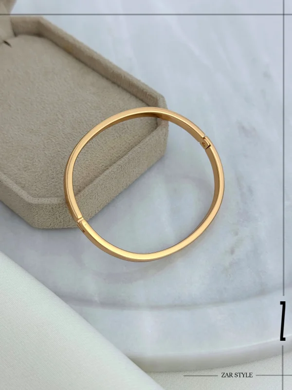 دستبند آینه‌ای فلت 4 میل