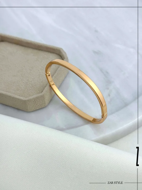 دستبند آینه‌ای فلت 4 میل