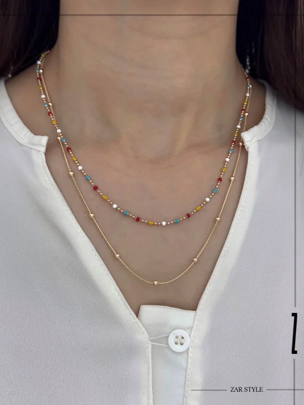 گردنبند گوی‌دار ماری