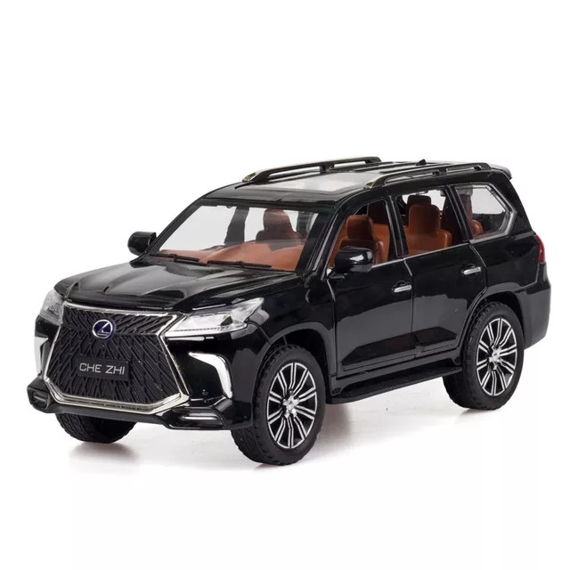 ماشین فلزی لکسوس مدل LX570 موزیکال و دودزا سایز 1 به 24
