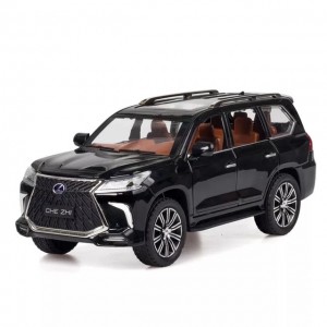 ماشین فلزی لکسوس مدل LX570 موزیکال و دودزا سایز 1 به 24