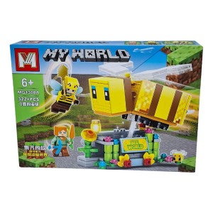 لگو MY WORLDماینکرافت زنبور 322 قطعه ای کد 1308A