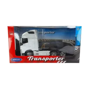 ماشین بازی طرح تریلی دو محور Volvo  FH500 سایز 1 به 32