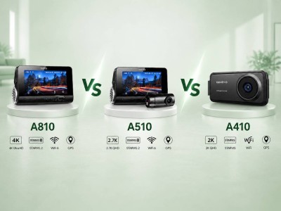 جامع‌ترین مقایسه دش‌کم‌های خودرویی شیائومی: A410، A510 و A810 (ست دو دوربینه)