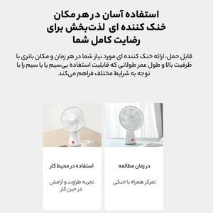 پنکه شارژی شیائومی مدل  Mini fan