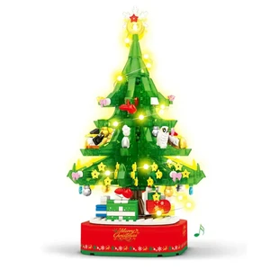 لگو جعبه موسیقی درخت کریسمس چراغدار
