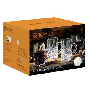 لیوان ناخمن مدل Nachtmann Noblesse Hot Glass بسته 4 عددی