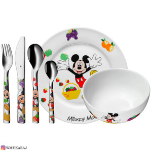 سرویس غذاخوری 6 پارچه کودک دبلیو ام اف طرح Mickey Mouse