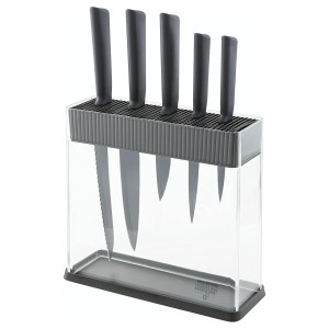 سرویس چاقو 6 پارچه کن ریکن مدل Kuhn Rikon Colori Black