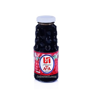 رب انار شیشه ای آتا 240 گرمی در بسته بندی 12 عددی