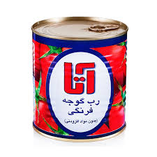 رب گوجه فرنگی آتا 800 گرمی در بسته بندی 12 عددی