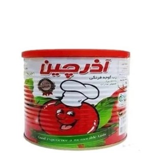 رب گوجه فرنگی آذرچین 800 گرمی در بسته بندی 12 عددی