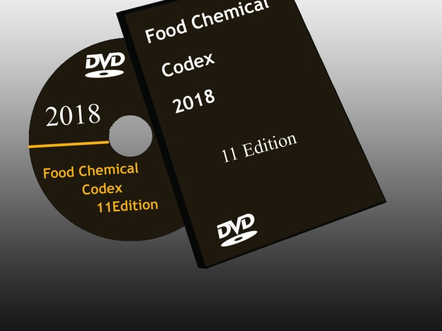 لوح فشرده Food Chemical   Codex 11th- 2018