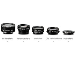 کیت لنز موبایل ۵ تایی ایبولو Iboolo 5-in-1 Mobile Lens Kit