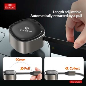 شارژر فندکی فست شارژ ماشین تایپ سی و لایتنینگ 30 وات ارلدام CC30