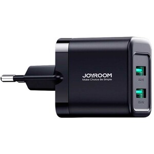 شارژر دیواری دو پورت یو اس بی 12 وات جویروم JR-TCN01EU