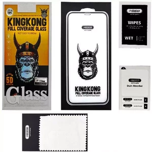 گلس شیشه‌ای تمام چسب 5 بعدی آیفون 11 موکوسون KINGKONG