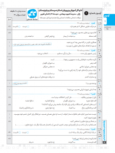 هشتگ امتحان مطالعات اجتماعی هشتم