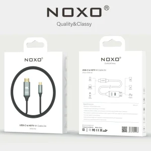 کابل Type‑C به HDMI نوکسو مدل HDMI‑N2 طول 2 متر | تبدیل USB‑C به HDMI با پشتیبانی 4K