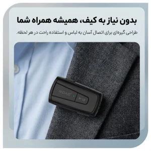 هدست بلوتوثی گردنی نوکسو مدل TN‑7 با کابل جمع‌شونده و بلوتوث 5.4