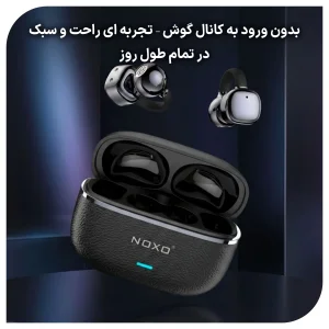 هندزفری بلوتوثی OWS کلیپسی نوکسو مدل TN‑10 با بلوتوث 5.4