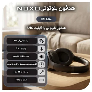 هدست بی‌ سیم ANC نوکسو مدل HN‑3 با بلوتوث 5.4