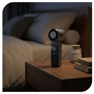 پنکه دستی تاشو نوکسو مدل FAN‑N1 | خنک‌کننده قوی 29000 دور در دقیقه با باتری 3600 میلی‌آمپر